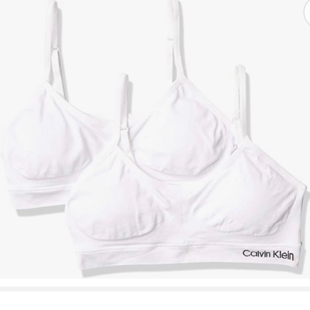 Calvin Klein Girls Seamless Bralette with removable pads Medium 7 - 8
